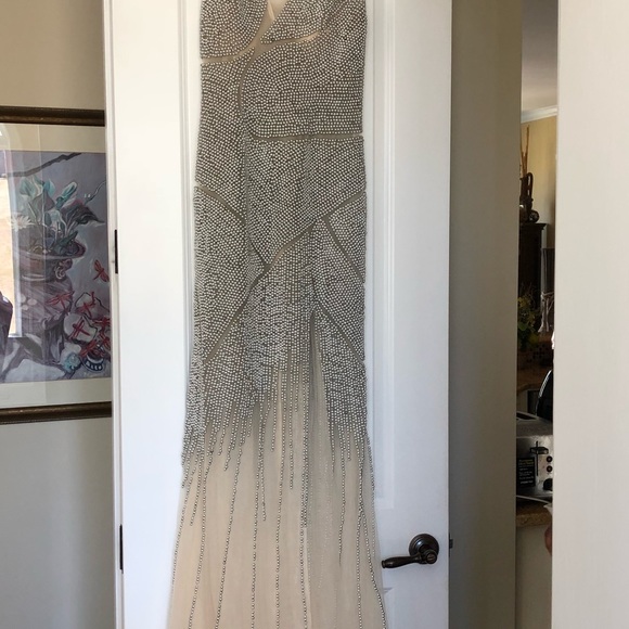 Old Hollywood Glam Prom Gown - Picture 3 of 8